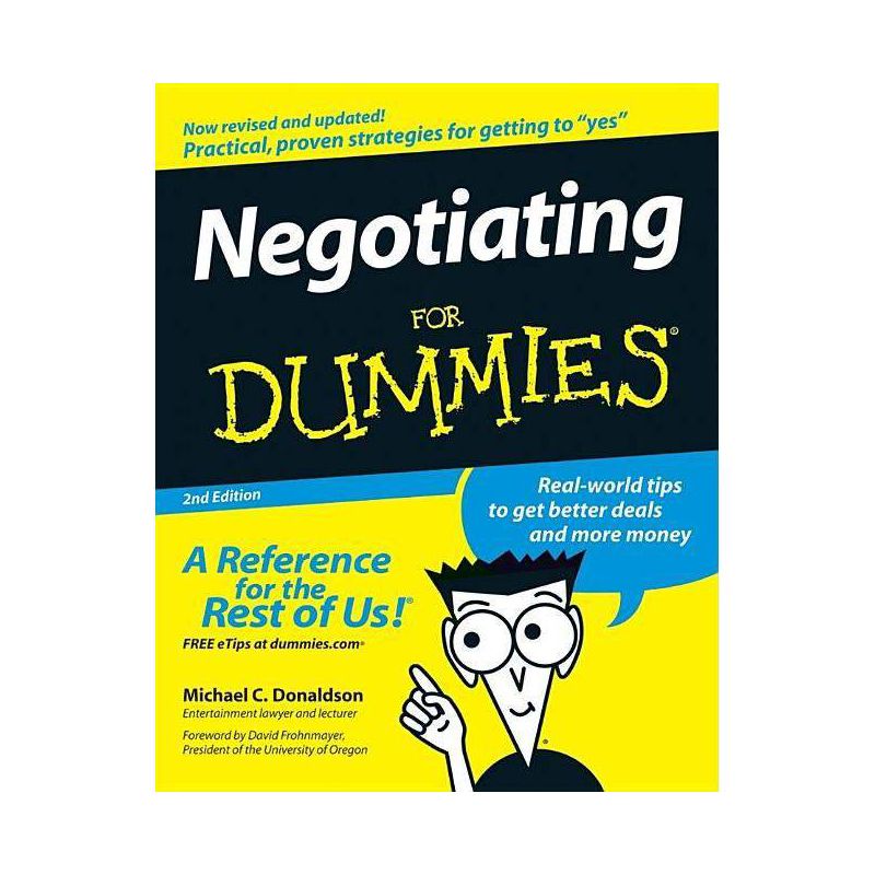 Negotiating for Dummies - (For Dummies) 2nd Edition by  Michael C Donaldson (Paperback), 1 of 2