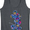 Women's - Disney - Mickey Silhouette Expressive Pattern Graphic Racerback Tank - 2 of 4
