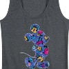 Women's - Disney - Mickey Silhouette Expressive Pattern Graphic Racerback Tank - image 2 of 4