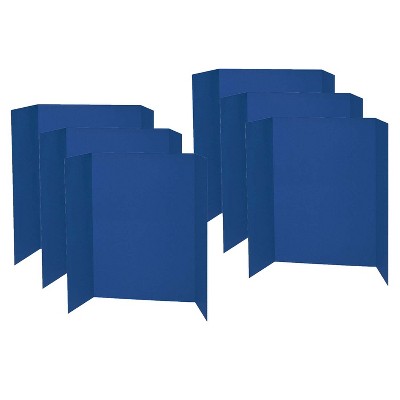 Pacon® Presentation Board, Blue, Single Wall, 48" x 36", Pack of 6