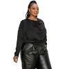 L I V D Women's Pleated Cowl Neck Top - 2 of 3