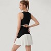 Anna-Kaci Active Women's Sleeveless Tennis Dress with Scoop Neck Fitted Bodice and Contrast Pleated Hem - 4 of 4