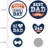 Big Dot of Happiness Happy Father's Day - We Love Dad Party Giant Circle Confetti - Party Decorations - Large Confetti 27 Count - 2 of 4