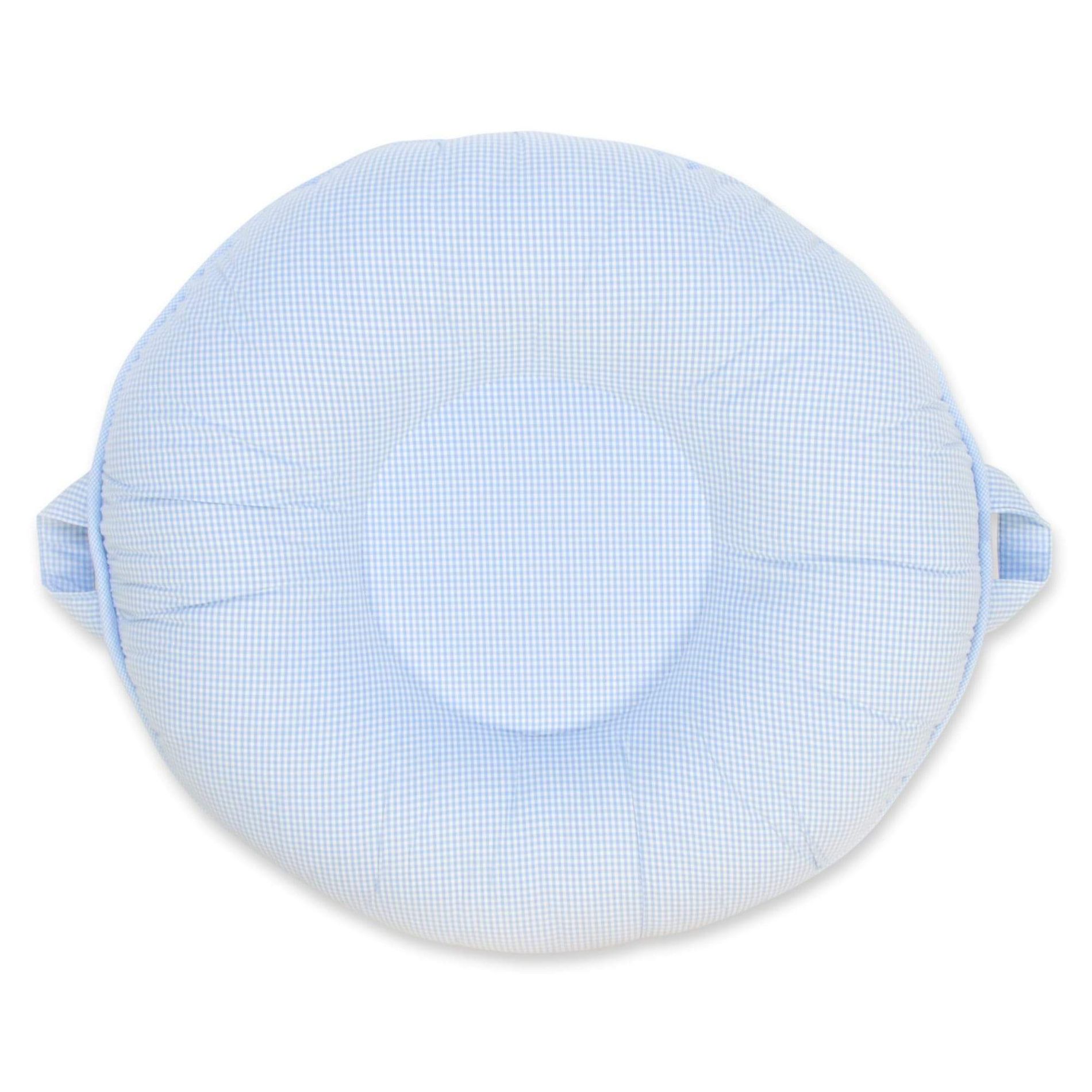 GooseWaddle Gingham & Blue Children's Pello Floor Cushions - 12 mo+