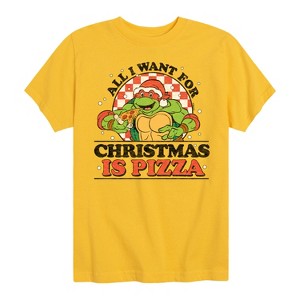 Boys' - Teenage Mutant Ninja Turtles - All I Want For Christmas Short Sleeve Graphic T-Shirt - 1 of 4