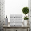 Luxury Cotton Heavyweight Ultra-Plush Hand Towel Set of 4 by Blue Nile Mills - 2 of 4