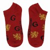 Harry Potter Gryffindor Lion Mascot 5-Pair Women's Ankle Socks - 4 of 4