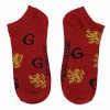 Harry Potter Gryffindor Lion Mascot 5-Pair Women's Ankle Socks - image 4 of 4