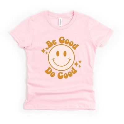 The Juniper Shop Be Good Do Good Smiley Face Girls' Short Sleeve Tee