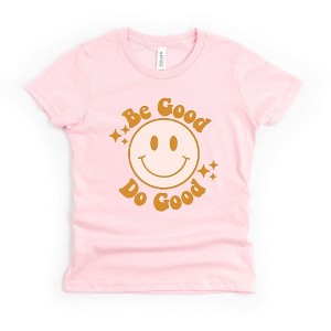 The Juniper Shop Be Good Do Good Smiley Face Girls' Short Sleeve Tee - 1 of 2