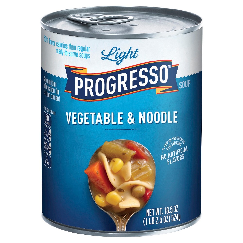 UPC 041196404746 product image for Progresso Light Vegetable and Noodle Soup 18.5 oz | upcitemdb.com