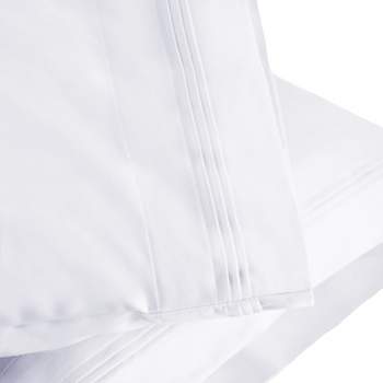 Premium Cotton 1000 Thread Count Solid 2 Piece Pillowcase Set by Blue Nile Mills