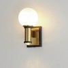 Maxim Lighting San Simeon 2 - Light Wall Light in  Black/Natural Aged Brass - 2 of 4