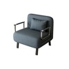 33.5" Single Sofa Chair with Pillow and Sturdy Steel Frame - 3 of 4
