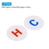 Unique Bargains Acrylic Self-Adhesive Decor Home Hotel C/H Water Label - 3 of 4