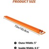 Heavy Duty Steel Pallet Fork Extensions for Forklifts – 4.5 Inch Wide, 72 & 96 Inch Length Options, 4600 lb Capacity, Easy Install – Yellow/Orange - 2 of 4
