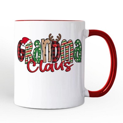 Grandma Claus Retro Christmas Mug, Matching Family Holiday Gift | OrnamentallyYou