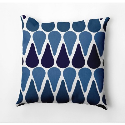 18"x18" Watermelon Seeds Square Throw Pillow Blue - e by design