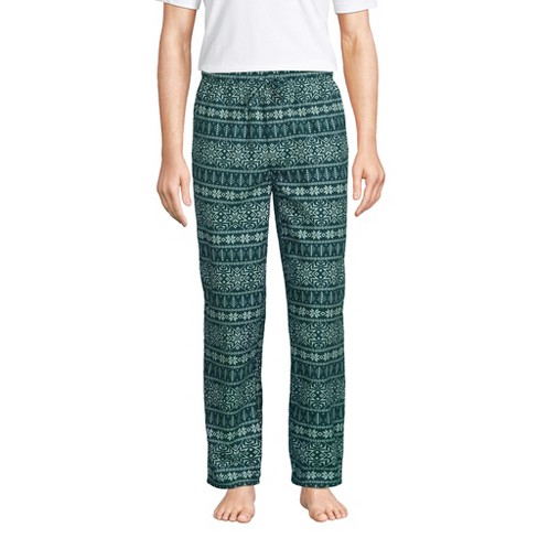 Lands' End Men's Tall Flannel Pajama Pants - 2x Large Tall - Deep