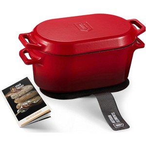 Kook Dutch Oven with Lid, Enameled Cast Iron, 3.4 Qt - 1 of 4