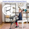 Kids 61-Key Electronic Keyboard Piano with Microphone, Recording & Music Stand, 100 Tones Rhythms Educational Musical Toy for Beginners - 4 of 4