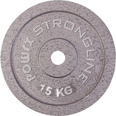 Powrx 5-40 Kg Cast Iron Weight Plates Set, Gray : Target