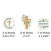 Big Dot of Happiness Confirmation Elegant Cross - DIY Shaped Religious Party Cut-Outs - 24 Count - 2 of 4