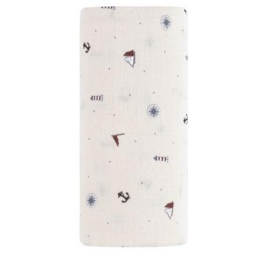 Ely's & Co. Cotton - Printed Nautical Collection - Muslin Swaddle