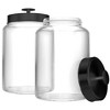 Kook Glass Kitchen Canisters,  1 Gallon, Set of 2 - image 2 of 3