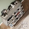Zstar Rustic Wood Dresser for Bedroom, Chest of Drawers Storage Cabinet with Metal Handle - 3 of 4