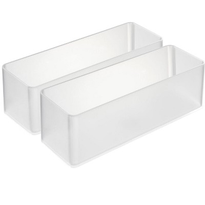 Yamazaki Home - Stackable Clear Organizers [Set of 2] - Four Sizes
