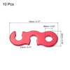 Unique Bargains Aluminum Straight Tent Cord Adjuster for Hiking Travel - 2 of 4