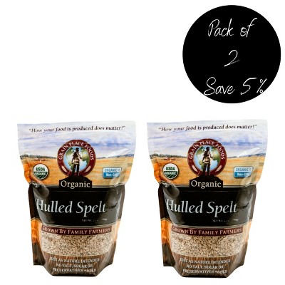Grain Place Foods Non-GMO 2 lb Organic Hulled Spelt - 2 lb
