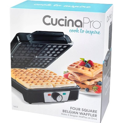 CucinaPro Four Square Belgian Waffle Maker - Thumbnail 4