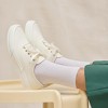CUSHIONAIRE Women’s Freshman Canvas Lace-Up Sneaker with Memory Foam, Wide Widths Available | Casual Walking Shoes, Lightweight & Comfortable - 3 of 4