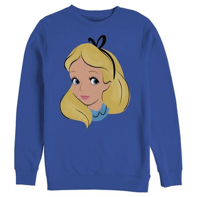 Women's Disney Alice In Wonderland Graphic Sweatshirt - Light Blue Xl :  Target