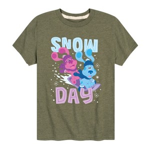 Boys' - Blue's Clues & You! - Snow Day Short Sleeve Graphic T-Shirt - 1 of 4