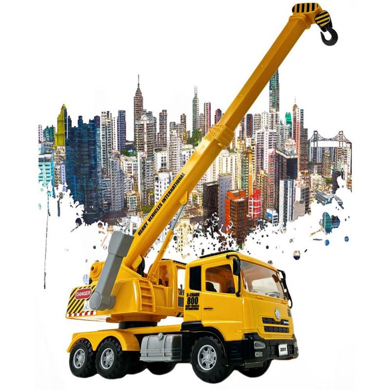 Big Daddy Extra Large Crane Toy Truck Extendable Arms & Lever to Lift Crane Arm, 2 of 5