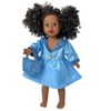 Doll Clothes Supestore Blue Spring Coat With Purse Fits 18 Inch Girl Dolls Like American Girl Our Generation My LIfe Dolls - 3 of 4