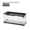 Small Fish Tank, Aquarium Tank With Build-in Light, Water Pump, Clear Cover, Ecological Cycle System,High Transparency Acrylic Rectangular Fish Tank - 2 of 4