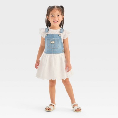 Oshkosh B'gosh Toddler Girls' Lace Skirtall - White 12m : Target