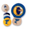Baby Fanatic Wood Rattle 2 Pack - NHL St. Louis Blues Baby Toy Set - 2 of 4