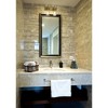 Fontaine 2-Bulb Glass Vanity Light - Dimmable, Damp Rated, Elegant Design for Bathroom - 4 of 4