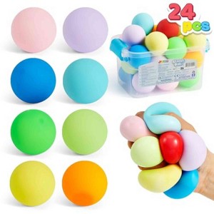 Joyfy Slow Rising Stress Balls  Squishy Sensory Fidget Toys, Hand Therapy Balls for Anxiety Relief, Classroom Prize Bag Stuffers, Party Favors 24 PCS - 1 of 4