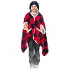 NFL Houston Texans Youth Bloncho Faux Shearling Wearable Blanket - 2 of 2