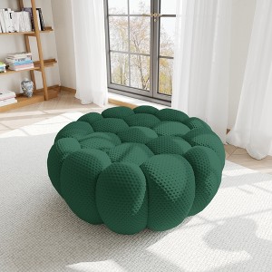 WJShome Bubble Couch,42.52inch Loveseat Sofa,Lazy Floor Sofa,Curved Couch For Living Room, Office, Apartment, No-Assembly - 1 of 4
