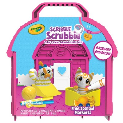 Crayola Scribble Scrubbie Pets Backyard Bungalow Set