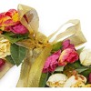 Okuna Outpost Rose Wreath with Ribbon for Front Door, Spring Valentine Décor, 13.3 in - 4 of 4