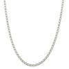Black Bow Jewelry 4.3mm, Sterling Silver Solid Open Curb Chain Necklace - 3 of 4