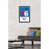 Trends International NBA Philadelphia 76ers - Logo 21 Framed Wall Poster Prints - 2 of 4